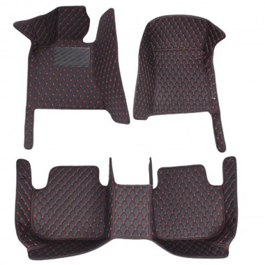 Kia Borrego Luxury Leather Diamond Stitching Car Mats Websites