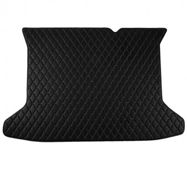 Black and Black Stitching Luxury Leather Diamond Trunk Base Mats Websites