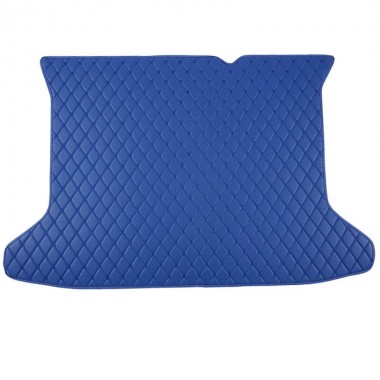 Blue Luxury Leather Diamond Trunk Base Mats Websites