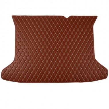 Brown Luxury Leather Diamond Trunk Base Mats Websites