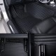 Black Luxury Leather Stripe Car Mats Websites