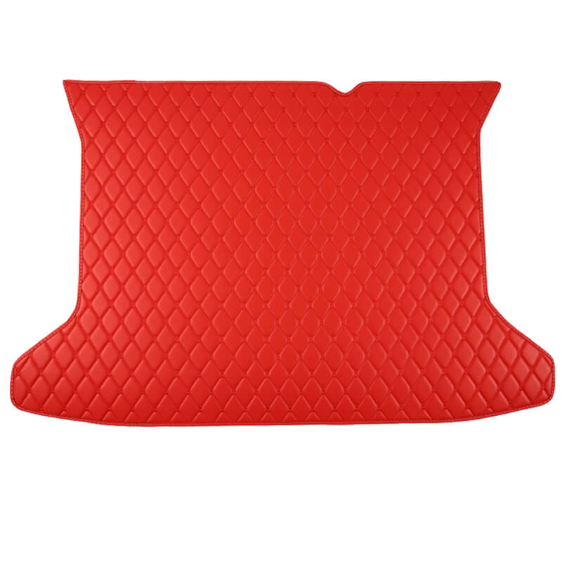 Red Luxury Leather Diamond Trunk Base Mats Websites