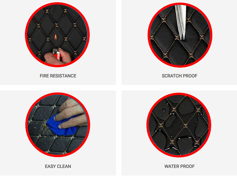 Renault Alaskan Diamond Car Mats Features